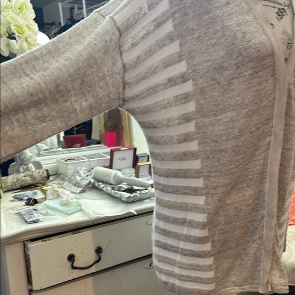 Lafayette 148 New York Gray Cardigan Sweater - Picture 3 of 15